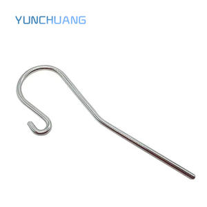 Инструмент для измерения корневых каналов из нержавеющей стали с угловым выталкивателем и канавкой для подтягивания губы, с крючком для ретракции губы - Product Image 6