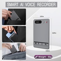 Enregistreur vocal IA avec transcription et traduction en temps réel, enregistreur vocal numérique, enregistreur audio pour conférences, réunions, appels
