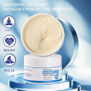 Crema Orgánica para Dormir Bien con Magnesio Puro Zechstein, Favorece el Sueño, la Salud del Corazón, Huesos y Músculos, con Aceite de Lavanda para el Cuerpo - Product Image 2