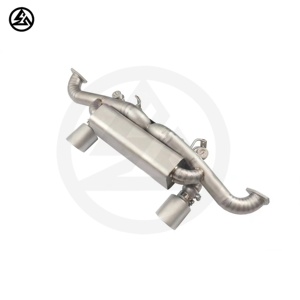 Échappement titane CSZ pour Porsche 718 <span class=keywords><strong>GT4</strong></span> <span class=keywords><strong>RS</strong></span> 4.0L essieu de silencieux <span class=keywords><strong>2022</strong></span> valve arrière sport échappement catback - Product Image 3