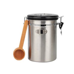 Recipiente para Despensa con Cuchara de Madera y Marcador de Fecha, Bote Hermético para Café Espresso - Product Image 4