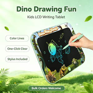 Tableta <span class=keywords><strong>de</strong></span> Escritura LCD con Diseño <span class=keywords><strong>de</strong></span> Dinosaurio Mágico, Ideal para Supermercados y Tiendas Minoristas, Pantalla <span class=keywords><strong>de</strong></span> 8.5 Pulgadas, Funciona con Batería, Personalizable y Reemplazable - Product Image 1