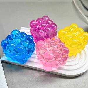 Juguetes blandos de maltosa, juguete cuadrado cúbico de colores suaves y brillantes, juguete sensorial antiestrés divertido, juguetes de Navidad, juguete para apretar - Product Image 1