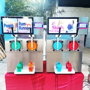 New ice slush machine cocktail smoothie granizadora para coctel frozen drink slushie mix commercial puppy ice slush machine