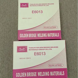 Tianjin pont doré matériaux de soudage groupe baguette de soudage AWS E6013 3.2x350mm