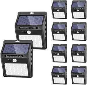 Luces Solares para Exteriores, Luces de Seguridad Solares, Luces con Sensor de Movimiento, Luces Inalámbricas IP65 para Jardín, Valla, Patio, Garaje - Product Image 2