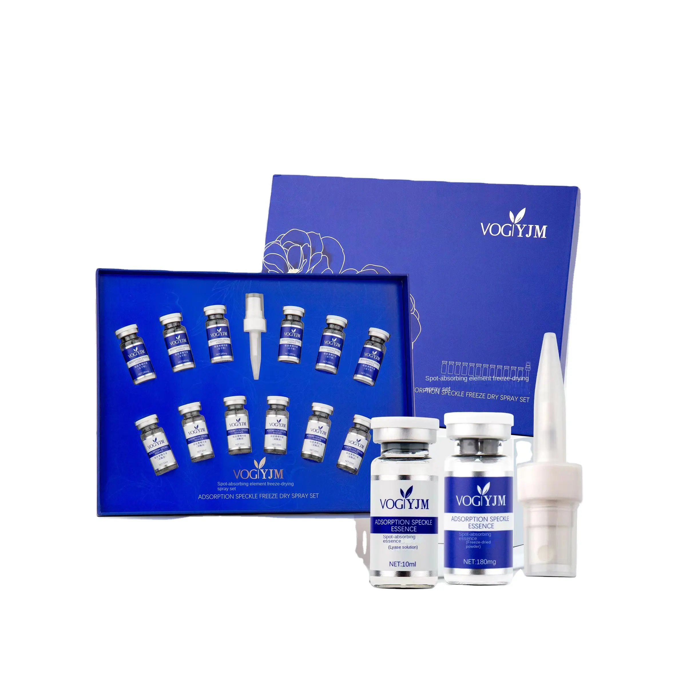 Jeugdige Vitaliteitskit Gevriesdroogde Essence Revitaliserende Spray Voor Ouderdomszorg Anti-Aging Whitening Spot-Absorberende Set