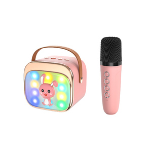 P12 Enceinte Karaoké Portable Sans Fil avec Double Microphone Portable Lecteur de Musique Chant KTV Grille Frontale Personnalisable en Silicone - Product Image 4