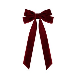 Adornos de árbol de Navidad con lazo de terciopelo, decoraciones colgantes para puertas de boda, accesorio para envolver regalos, decoración para el hogar y la habitación para fiestas de cumpleaños - Product Image 4