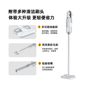 Bai Zi Portable Handheld Vacuum Cleaner 401-600W Rechargeable Flat Nozzle Dry Cleaning - Product Image 4