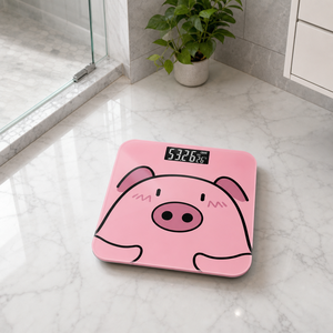 Pèse-personne intelligent en forme de cochon mignon, rechargeable, Bluetooth, moniteur de santé, <span class=keywords><strong>balance</strong></span> numérique précise, <span class=keywords><strong>balance</strong></span> électronique esthétique - Product Image 4