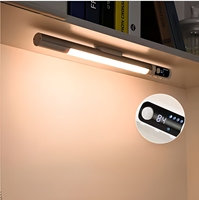 Lampe LED magnétique rechargeable sous armoire avec détecteur de mouvement, 3 CCT, intensité variable, Type C, moderne, 5V, pour placard