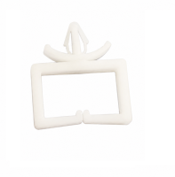 Attache de fixation en plastique pour câbles, type W-Base, en nylon, à enfoncement, pour gestion des faisceaux latéraux de puits de secours