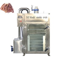 Four industriel multi-étapes pour la cuisson, le fumage, le séchage et le refroidissement intégrés de la viande, du poisson et de la volaille