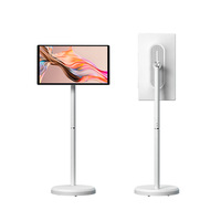 Téléviseur tactile rotatif de 32 pouces, interactif à 10 points capacitifs, avec animation interactive en tissu intégral pour les magasins de détail commerciaux, les métros