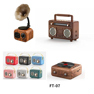 Barato Radio FM Retro Bluetooth altavoz más nuevo Vintage clásico pequeño Mini inalámbrico de gran volumen gramófono altavoz portátil - Product Image 3