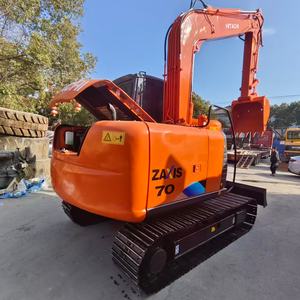 Low Working Hours Well-Preserved Used Hitachi Zaxis 70 Japan 7-Ton Mini Excavator PLC Bearing Pump Engine <b>Motor</b> <b>Gear</b> Stock - Product Image 3