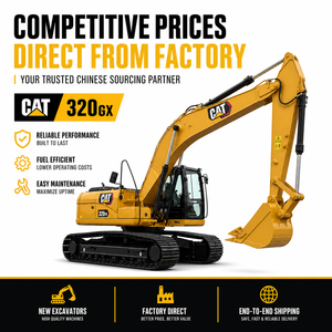 Excavadora Hidráulica 320GX de 20 Toneladas, Motor Cat C4.4, Ahorro de Combustible del 15%, Bajo Mantenimiento, Lista para el Sudeste Asiático, Medio Oriente y África - Product Image 1