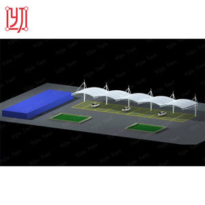 Estructura de Membrana PVDF para Estacionamiento de Autos, Cubierta para Estacionamiento, Toldo, Carpa para Estacionamiento, Arquitectura de Estructura de Membrana para Autos - Product Image 6