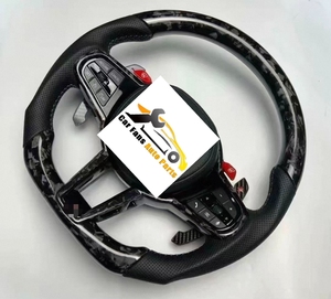 Volante de Fibra de Carbono Usado de Buena Calidad para <span class=keywords><strong>BMW</strong></span> CS X3 X4 X5 Serie 3, Ensamblaje de Volante Modificado con Cuero - Product Image 4