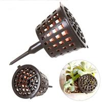 Panier à engrais pour bonsaïs, 3 tailles, boîte à engrais en plastique pour plantes, conteneur de contrôle d'engrais à libération lente avec couvercle