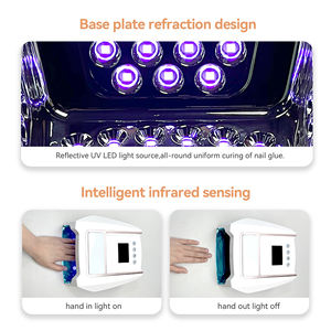 Hoge Kwaliteit <span class=keywords><strong>Led</strong></span> Uv Nail <span class=keywords><strong>Lamp</strong></span> Draagbare Automatische Professionele UV-Lichtbron Met Aanpasbare Logo Groothandel Voor Nagelstudio 'S - Product Image 6