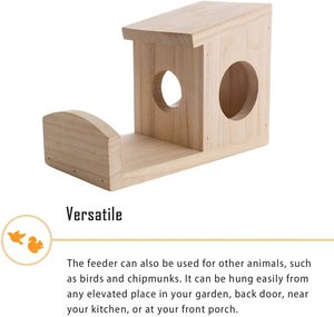Mangeoire d'écureuil en bois personnalisée - Product Image 5