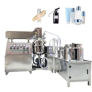 Cosmetic Chemical Small Batch Lifting Vacuum Emulsifier Mixer Machine High Shear Homogenizer Stirrer Paste Making Machine