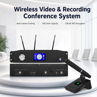 Système audio pour salle de réunion commerciale, sortie Dante extensible, enregistrement sur clé USB pour grand centre de conférence