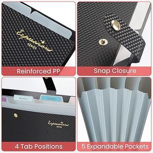 Thư Kích thước accordion tập tin tổ chức thư mục cho các tài liệu văn phòng trường mở rộng tập tin thư mục - Product Image 4