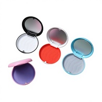Boîte de rangement portable pour appareils dentaires invisibles/dentiers, étui de voyage miroir pour aligneurs dentaires, modèle en silicone et plastique amovible