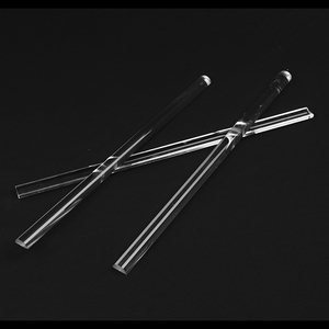 Thạch Anh Bán tròn que độ tinh khiết cao hợp nhất silica dụng cụ phòng thí nghiệm - Product Image 2