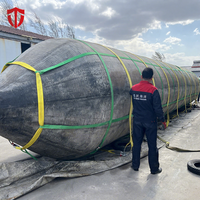 Airbags de flottabilité gonflables pour le sauvetage maritime certifiés ISO 14409, haute capacité (10-40 tonnes/m), airbag pneumatique en caoutchouc pour rouleaux marins