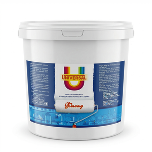 Pintura de Emulsión para Interiores 14kg, Revestimiento Acrílico a Base de Agua para Paredes de Concreto, Ladrillo y Yeso, Universal - Product Image 1