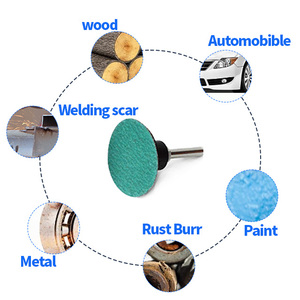 <span class=keywords><strong>3</strong></span>-дюймовая шлифовальная наждачная бумага R-типа, быстросменная шлифовальная Накладка для абразивного диска 36 #-120 # OEM OBM - Product Image 5