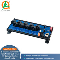 Module de détection de transformateur de courant alternatif 9 canaux AoShangMing avec RS485 LAN Modbus RTU TCP