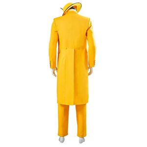 Костюм Jim <span class=keywords><strong>Mask</strong></span> для косплея желтый костюм Хэллоуин пилот Косплей костюмы из пластика - Product Image 6