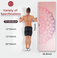 Tapis de yoga en caoutchouc naturel PU Umicca antibactérien résistant aux moisissures avec une forte adhérence offre un confort durable pour votre pratique