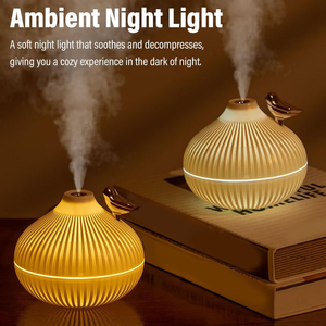 Humidificateur ultrasonique portable USB mini avec lampe de nuit LED, diffuseur d'huiles essentielles pour la maison et la voiture, application d'aromathérapie - Product Image 3