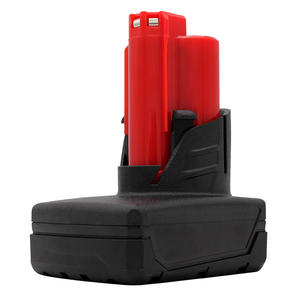 Baterai Li-ion M i l a u k e 12V, pengganti baterai 3000mAh 48-11-2401 48-2402 C12b C12bx M 1 2 baterai alat listrik - Product Image 6