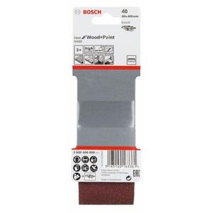 BOSCH - 2608606001 X440 juego de bandas de lijado 60x400mm (3 uds.) -EAN 3165140163378 ABRASIVOS PAPELES ABRASIVOS - Product Image 2