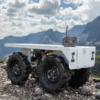 Véhicule utilitaire tout-terrain électrique RC 4x4 avec remorquage UGV, connectivité série CAN SDK prise en charge