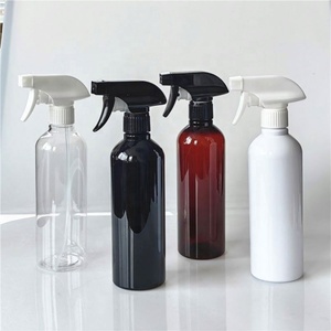 ขวดพลาสติก PET แบบพ่นฝอยสำหรับเครื่องสำอาง ขนาด 500 มล. ทรงกลม สีดำใส ใช้ซ้ำได้ สำหรับใส่ผลิตภัณฑ์บำรุงผิวหน้า บำรุงเส้นผม และน้ำหอม - Product Image 3