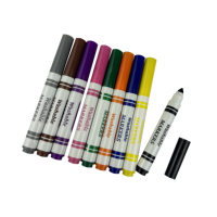 Usine en gros personnalisé Super conseils lavable eau couleur stylo marqueur large pointe pour les enfants