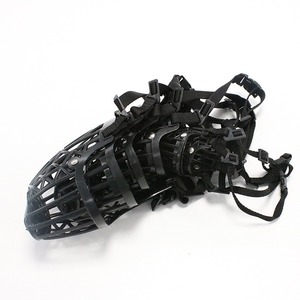 Custom Ultra <span class=keywords><strong>nero</strong></span> <span class=keywords><strong>cane</strong></span> museruola misura regolabile in plastica Baskerville museruole robusto e bel Design per i cani - Product Image 1