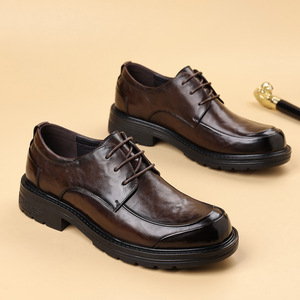Zapatos de Vestir de Cuero Premium para Novio, Antideslizantes, Transpirables, Cómodos e Impermeables, Ideales para Bodas, Fiestas y Banquetes - Product Image 3