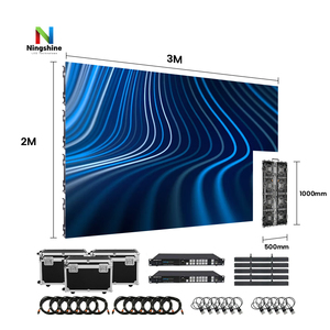 หน้าจอ LED สีเต็มรูปแบบ P4.81 ความละเอียด 4K กันน้ำ ความสว่าง 800 นิต HDR10+ สำหรับใช้งานภายในอาคาร เหมาะสำหรับงานฉลองครบรอบ ผนังวิดีโอ LED รุ่น NF20 Di - Product Image 1