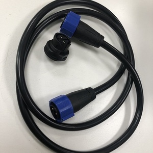 Kabel Ekstensi 2 Pin K20 K25 Tahan Air Pria Wanita IP67 Biru Konektor Putar Sirkular Kabel Harness - Product Image 1