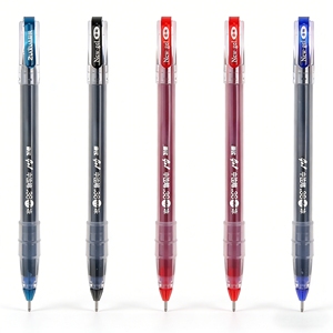 ปากกาเจลหัวเล็ก 0.38 มม. |   ดีไซน์หมึกแบบเต็มหลอด จับถนัดมือ น้ำหนักเบา สีดำ/แดง/น้ำเงิน/แดงไวน์ สำหรับการเขียนที่แม่นยำและจดบันทึกในสำนักงาน - Product Image 2