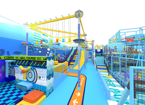 Qiaoqiao - Equipo de Juegos Interior Comercial de 1000 m² para Niños, Parque Infantil Temático con Piscina de Pelotas - Product Image 2